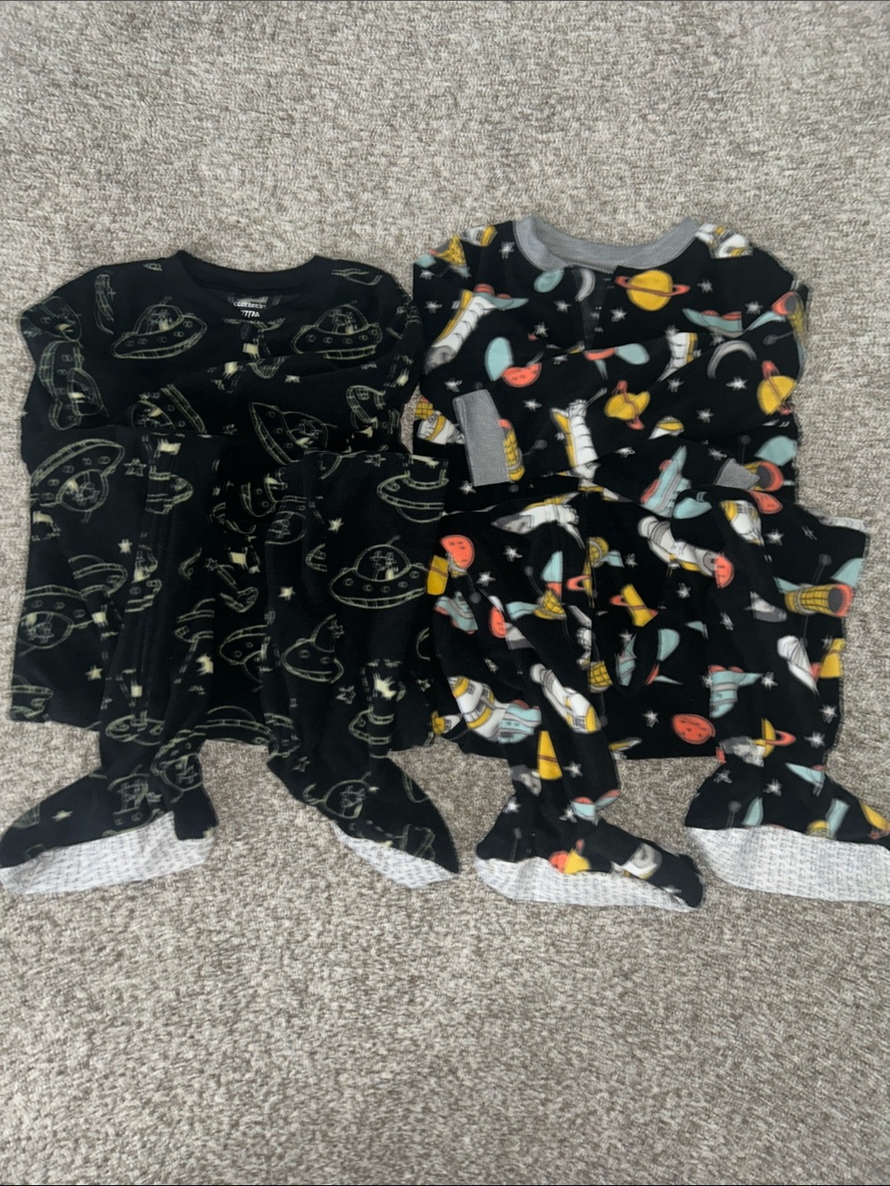 Carter's Space Footie Pajamas (2 pack)